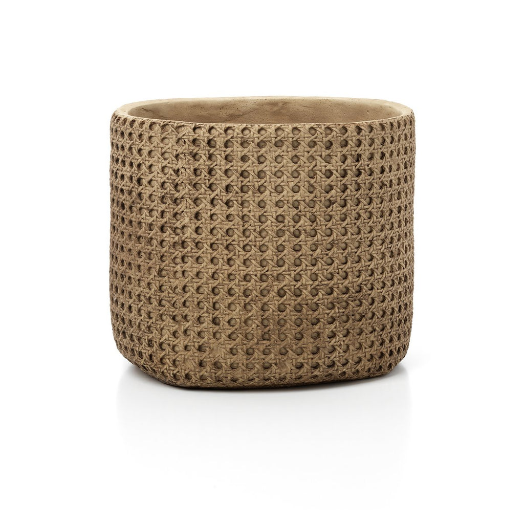 The RattanRock Planter - Natural - XL - LUXONAS HOME