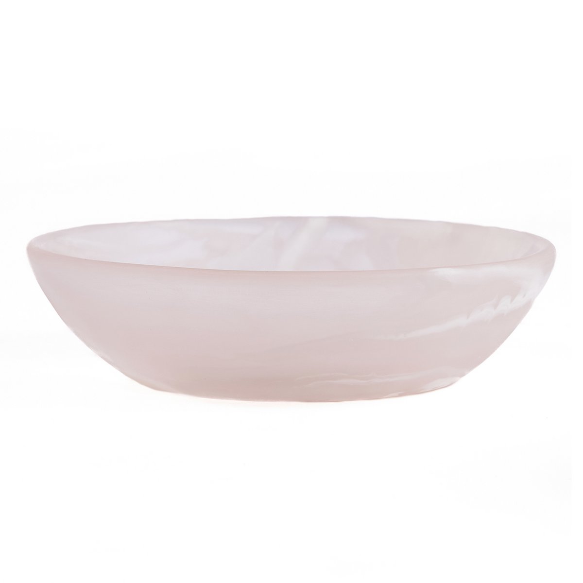 The Resin Organic Bowl - Pink White - M - LUXONAS HOME