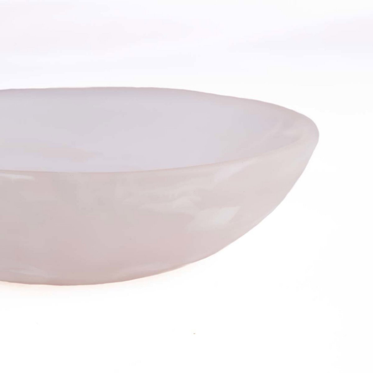 The Resin Organic Bowl - Pink White - M - LUXONAS HOME
