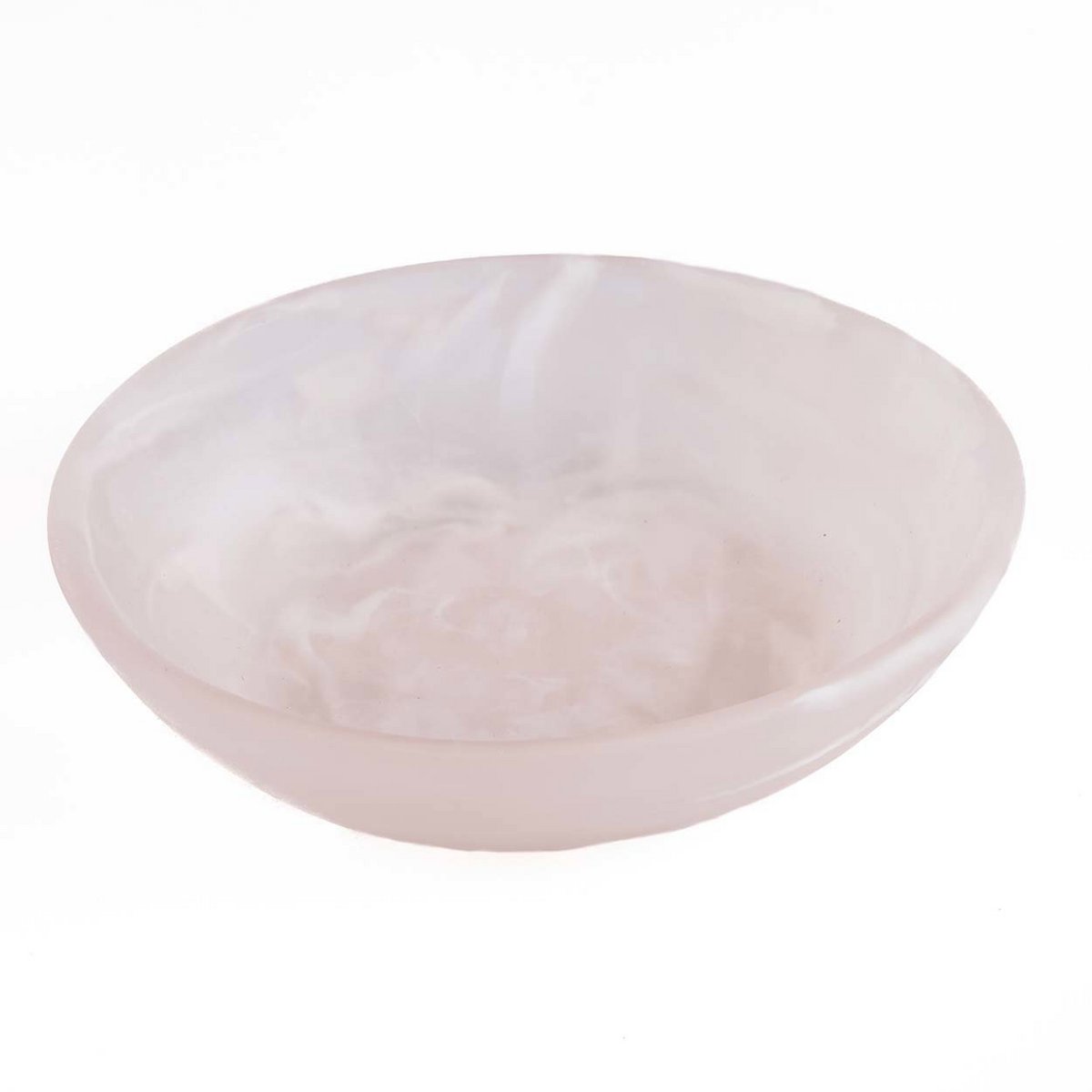 The Resin Organic Bowl - Pink White - M - LUXONAS HOME