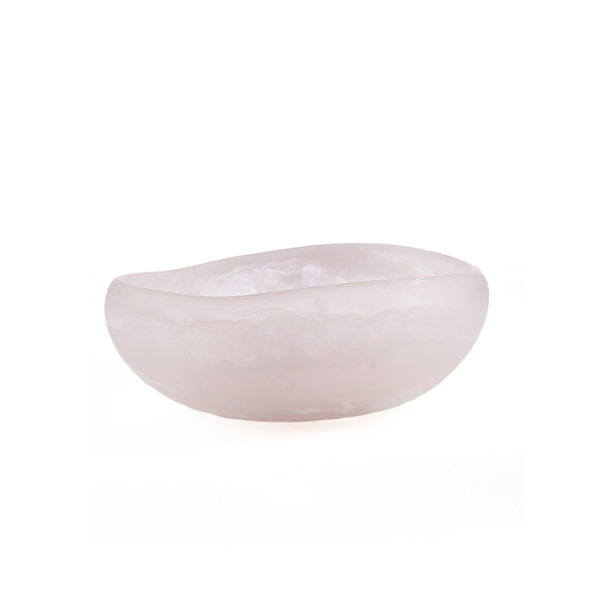 The Resin Organic Bowl - Pink White - S - LUXONAS HOME