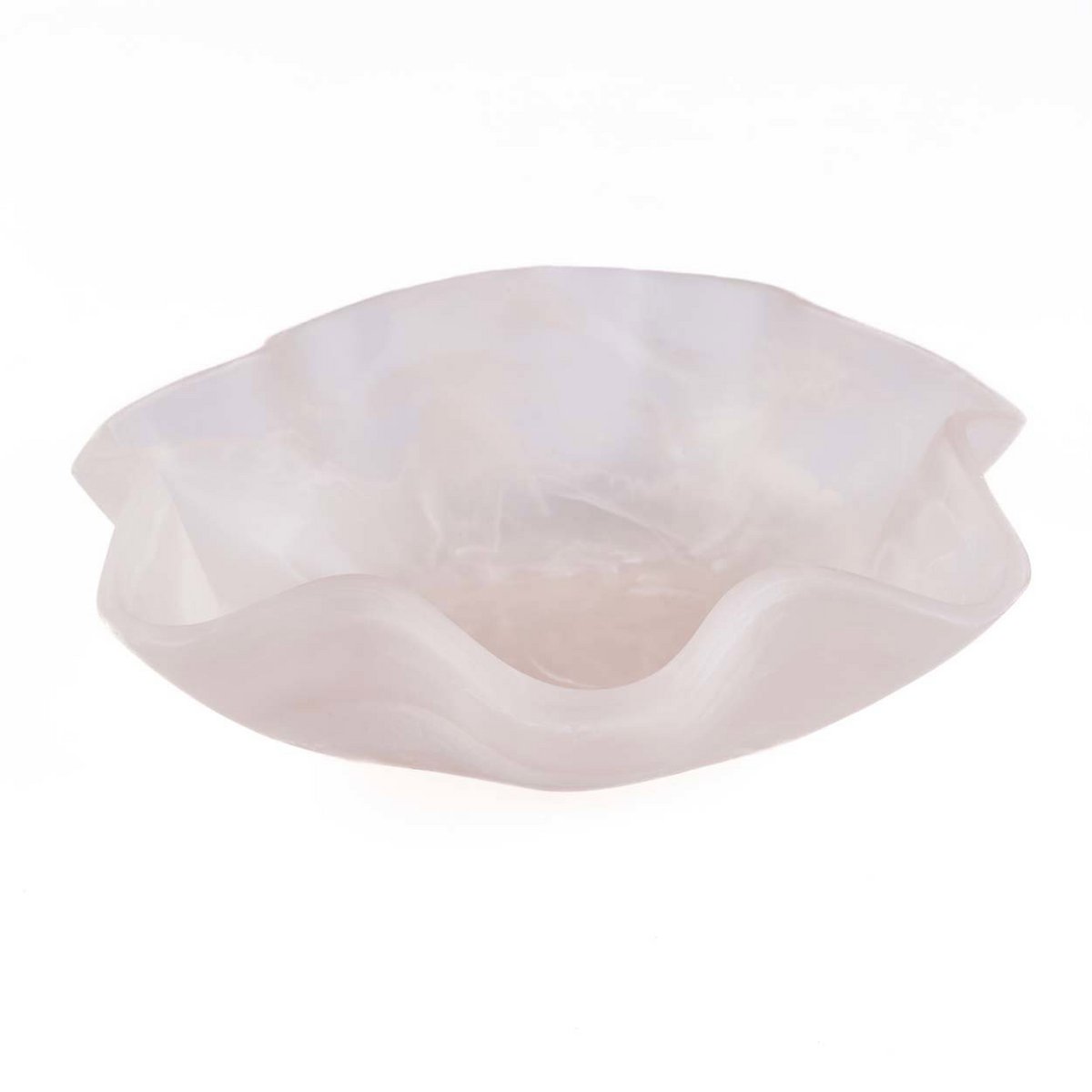 The Resin Organic Fruit Bowl - Pink White - LUXONAS HOME