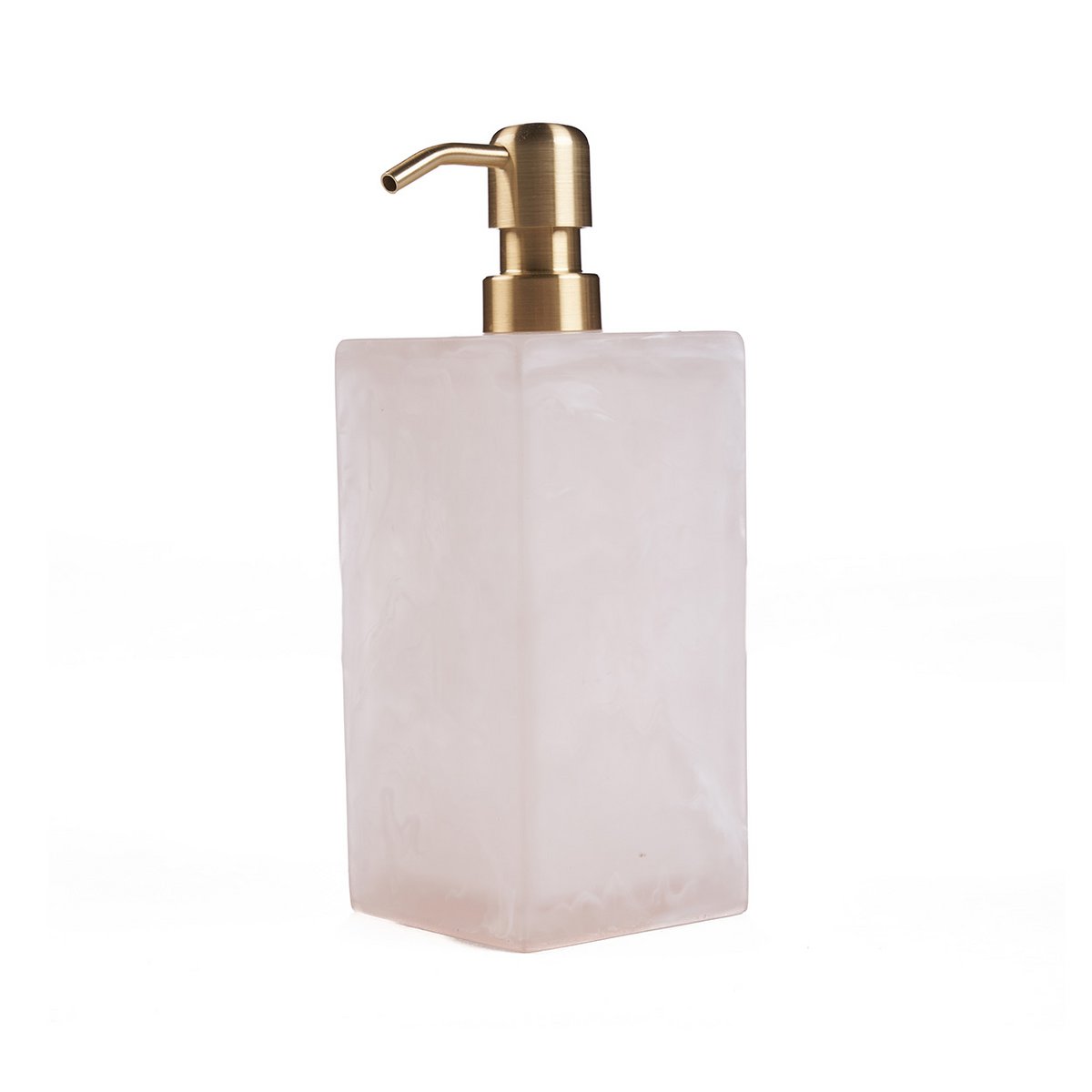 The Resin Soap Dispenser - Pink White - LUXONAS HOME