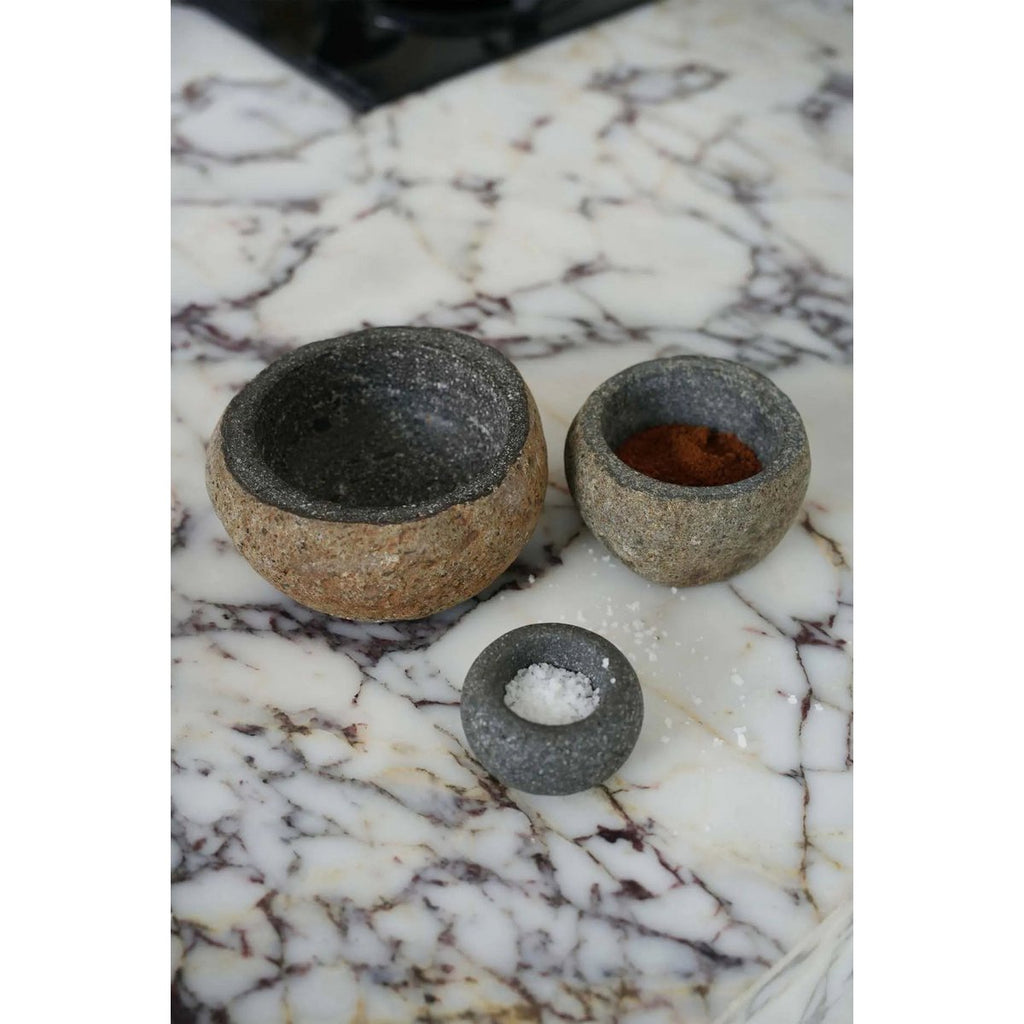 The River Stone Bowl - Black - S - LUXONAS HOME