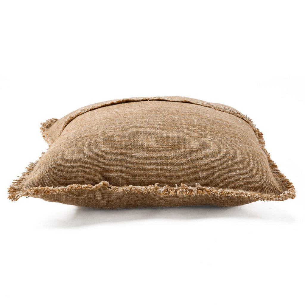 The Sahara Fringe Cushion Cover - Natural Brown - 50x50 - LUXONAS HOME