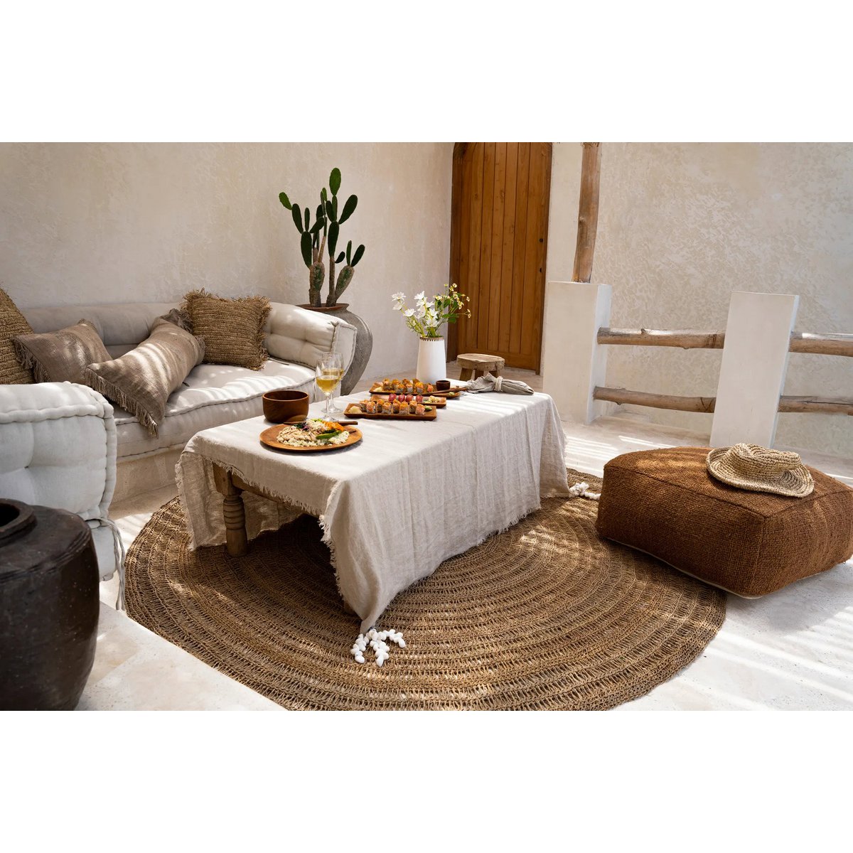 The Seagrass Carpet - Natural - 200 - LUXONAS HOME