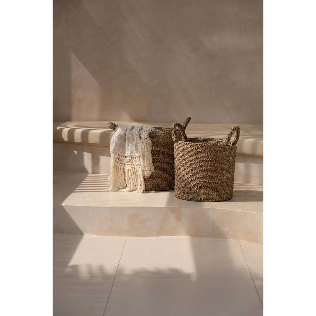 The Sensity Baskets - Natural - L - LUXONAS HOME