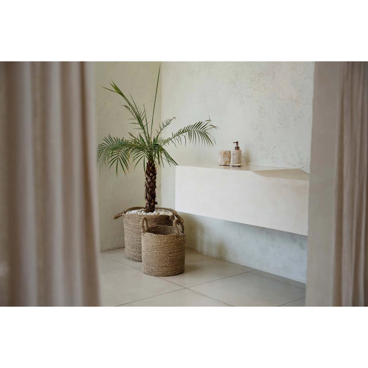 The Sensity Baskets - Natural - L - LUXONAS HOME