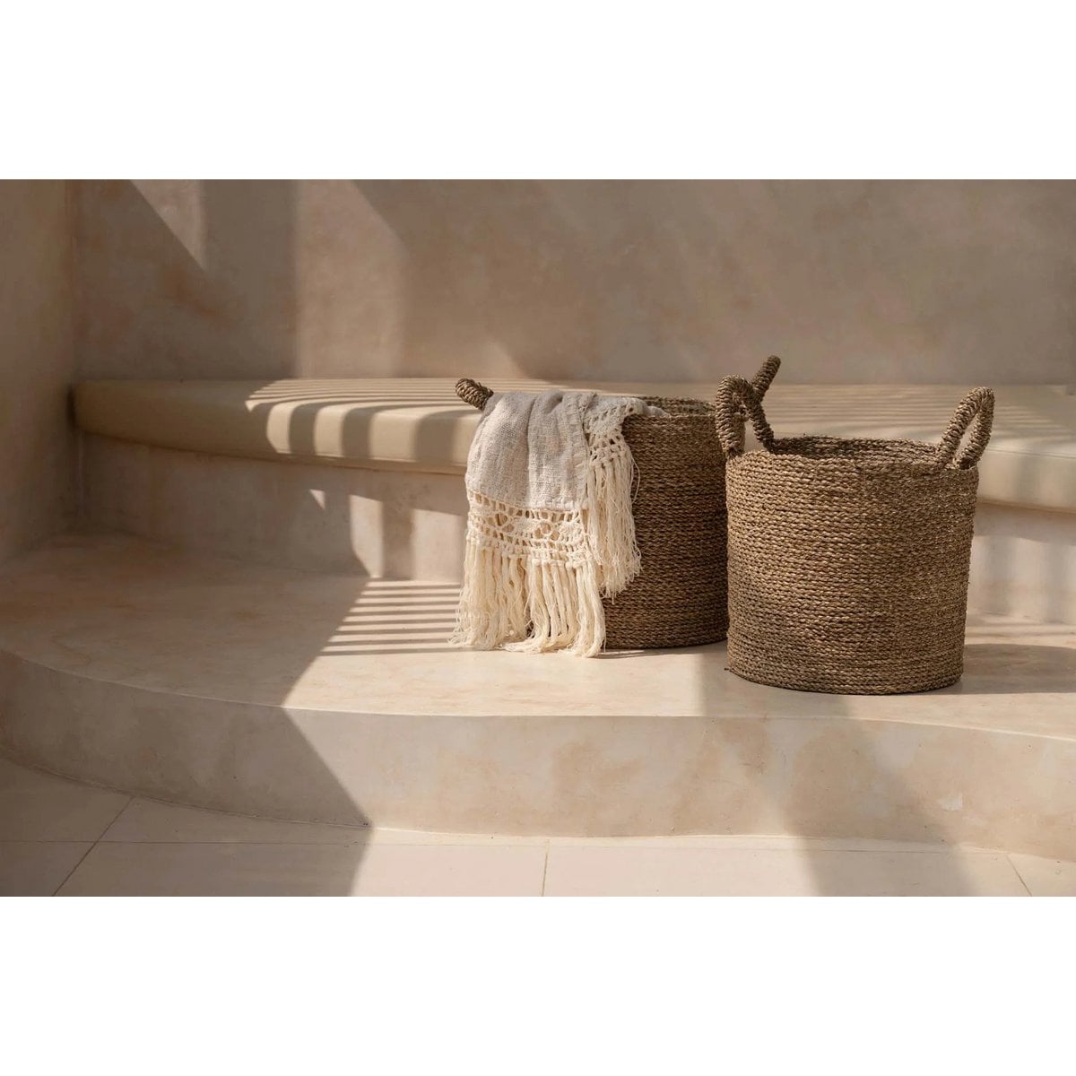 The Sensity Baskets - Natural - M - LUXONAS HOME