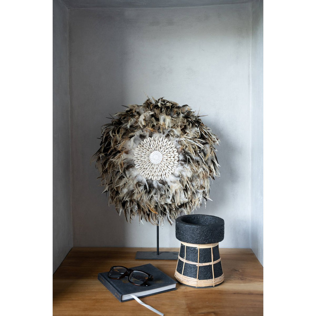 The Serene Candle Holder - Black Natural - M - LUXONAS HOME