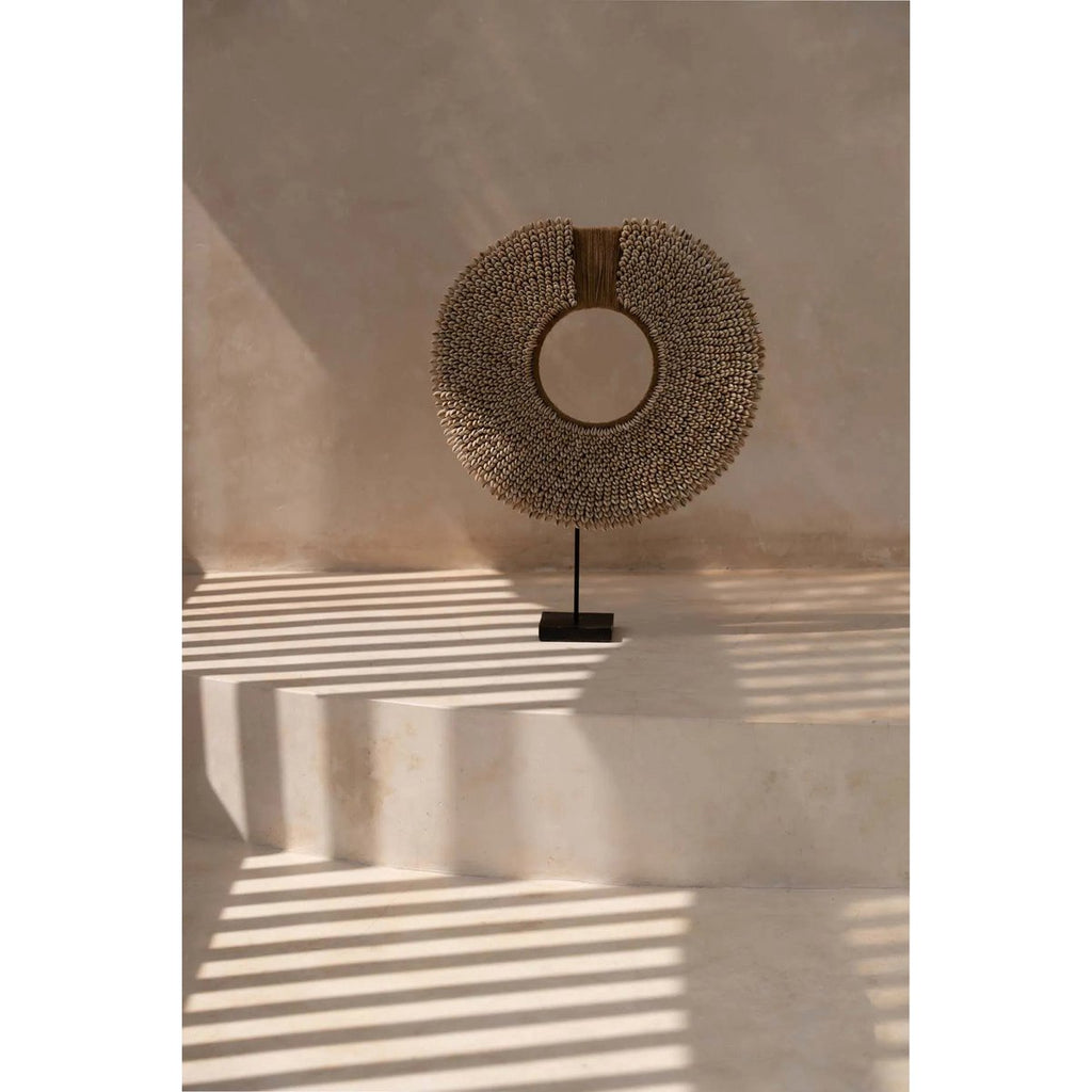 The Shell Corsica on Stand - Natural - LUXONAS HOME