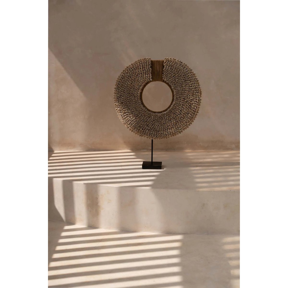 The Shell Corsica on Stand - Natural - LUXONAS HOME