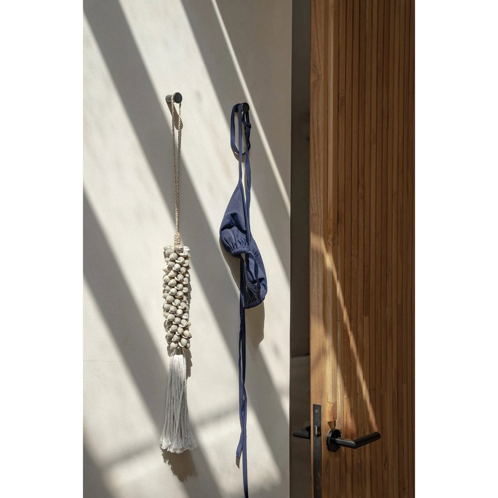 The Shell & Cotton Tassel - Grey - LUXONAS HOME