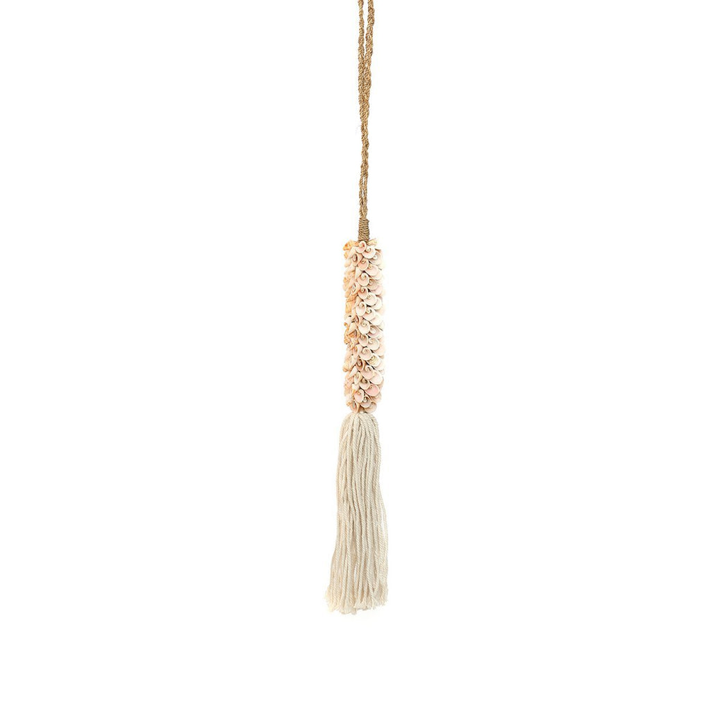 The Shell & Cotton Tassel - Pink - LUXONAS HOME