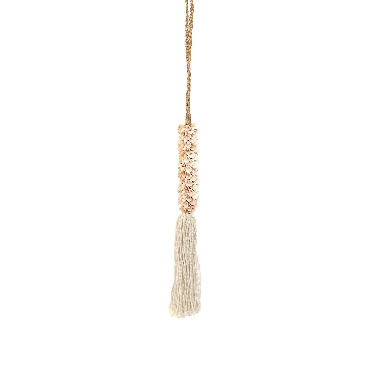 The Shell & Cotton Tassel - Pink - LUXONAS HOME