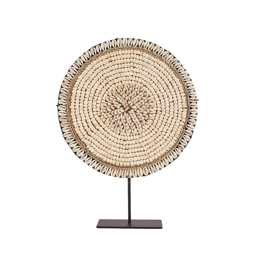 The Shell Martinique on Stand - Natural White - LUXONAS HOME