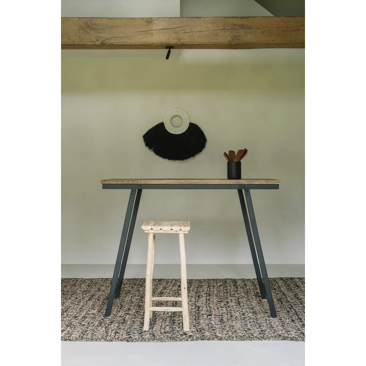 The Shell Seagrass - Black - LUXONAS HOME