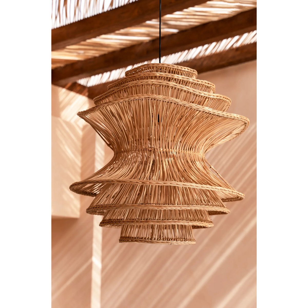 The Shiitake Pendant - Natural - L - LUXONAS HOME