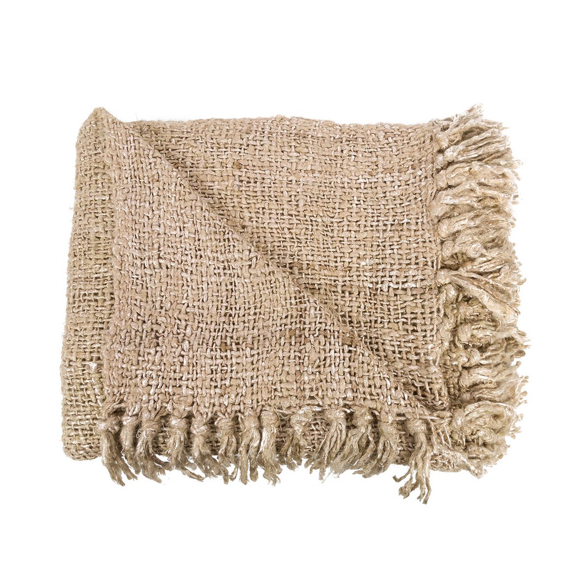 The s'il vous Plaid - Beige - LUXONAS HOME