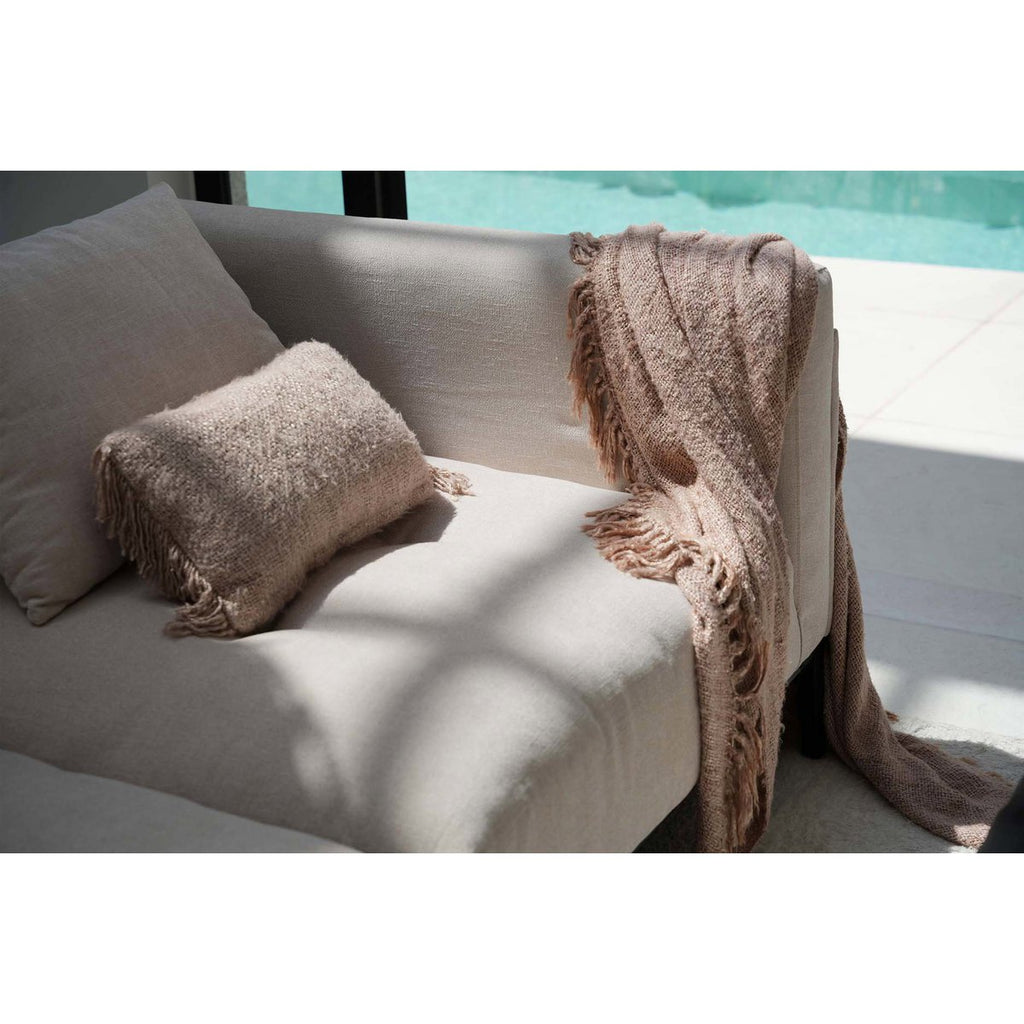 The s'il vous Plaid - Beige - LUXONAS HOME