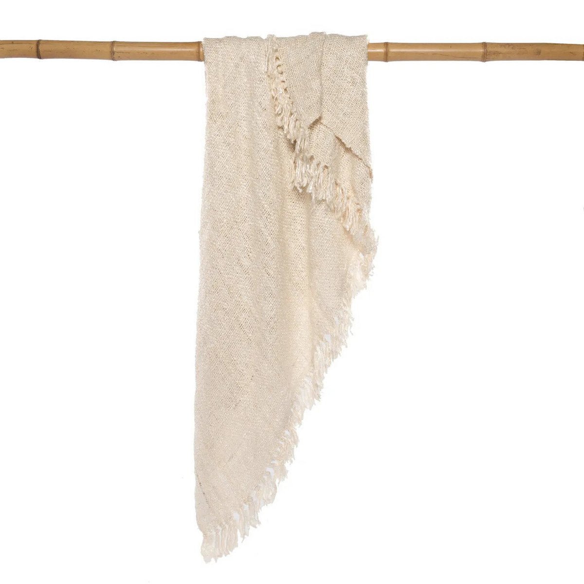 The s'il vous Plaid - Cream - LUXONAS HOME