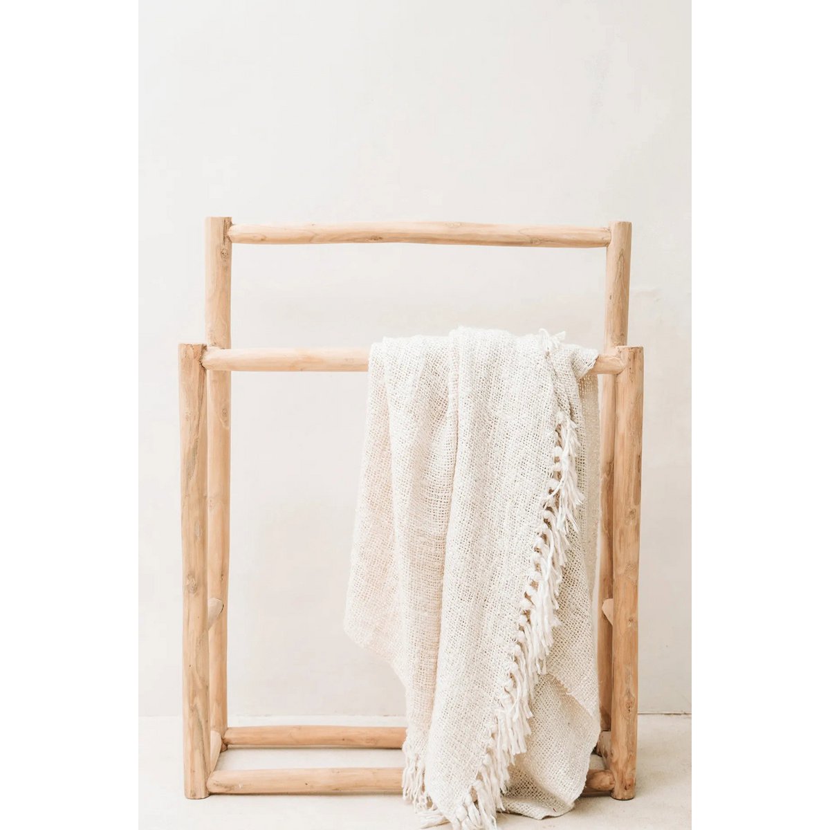 The s'il vous Plaid - Cream - LUXONAS HOME