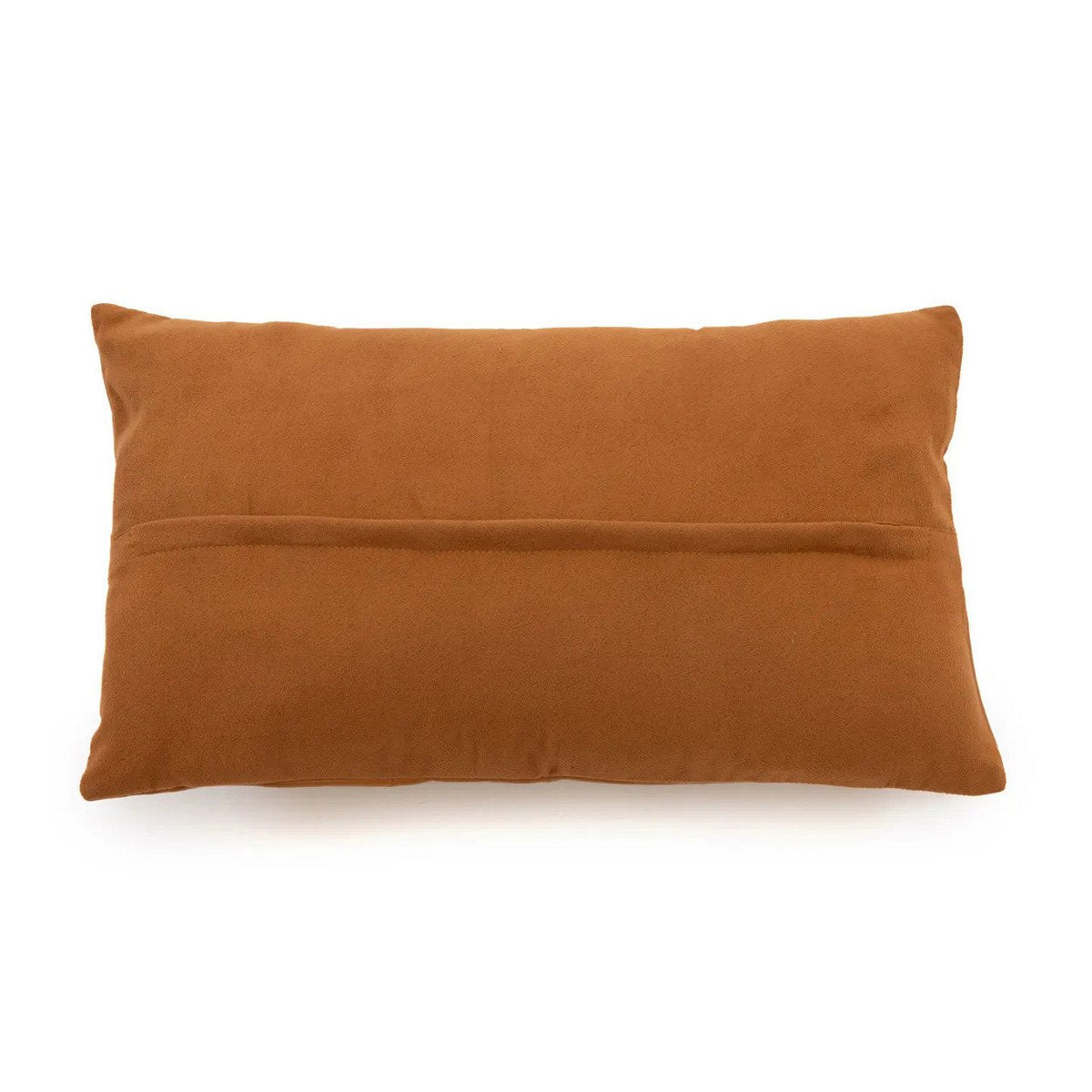 The Six Panel Leather Cushion Cover - Camel - 30x50 - LUXONAS HOME