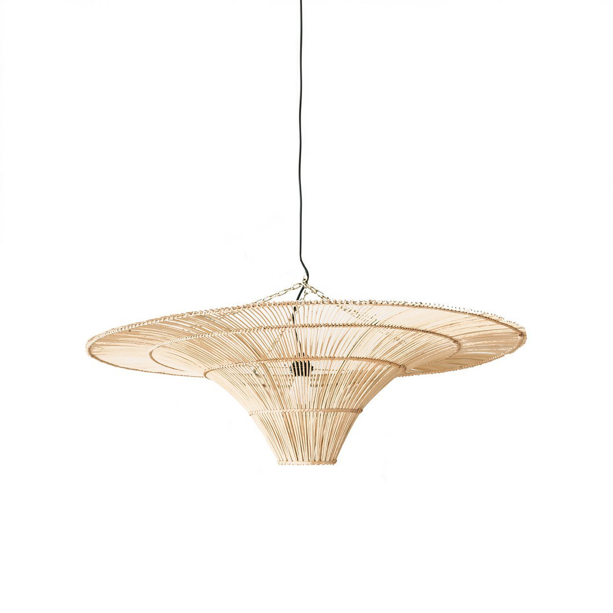 The Sky Pendant - Natural - L - LUXONAS HOME