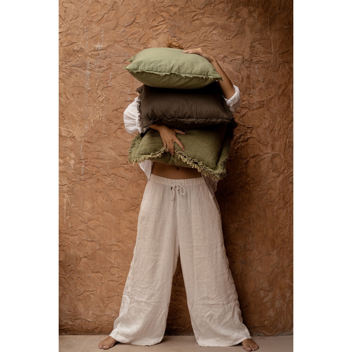 The Smoky Vibe Cushion Cover - Grey - LUXONAS HOME