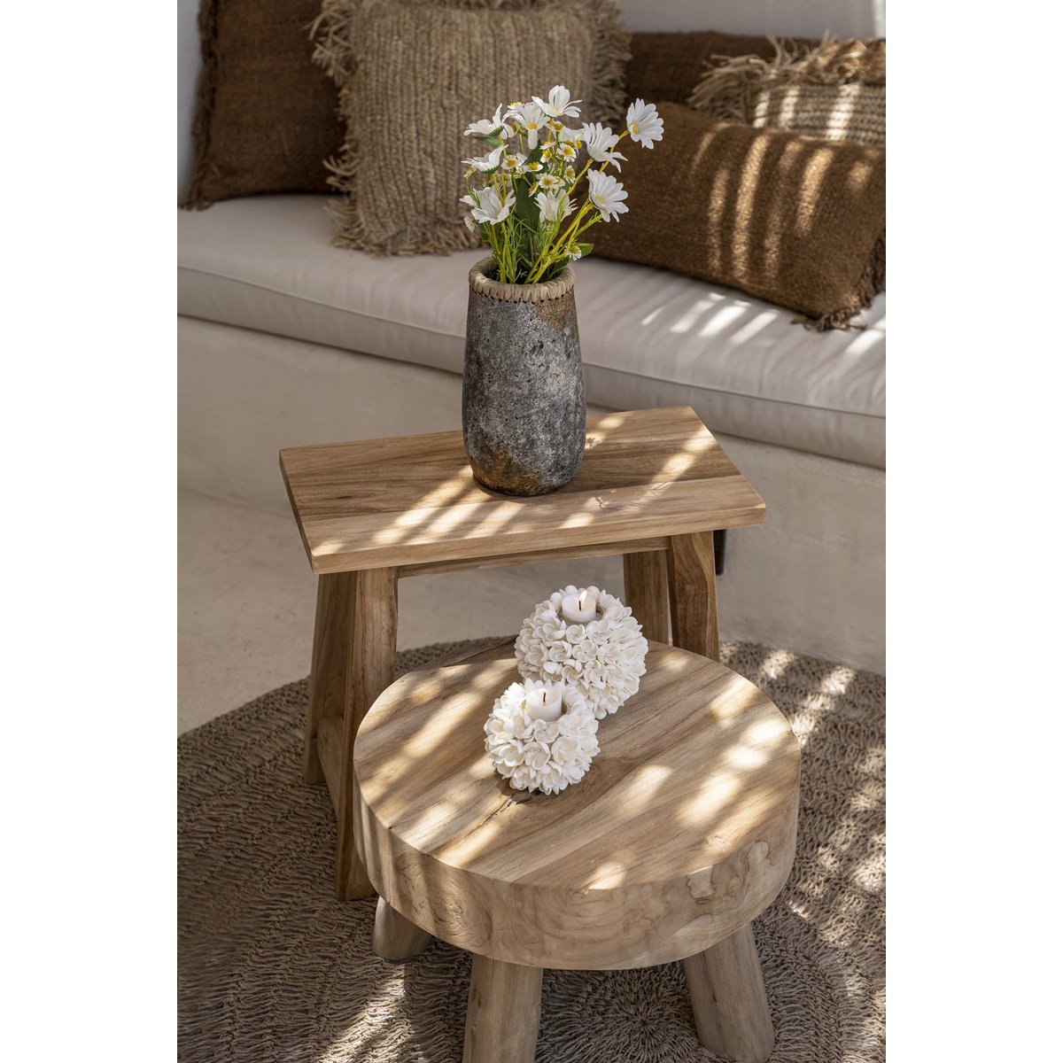 The Sneaky Vase - Antique Grey - M - LUXONAS HOME