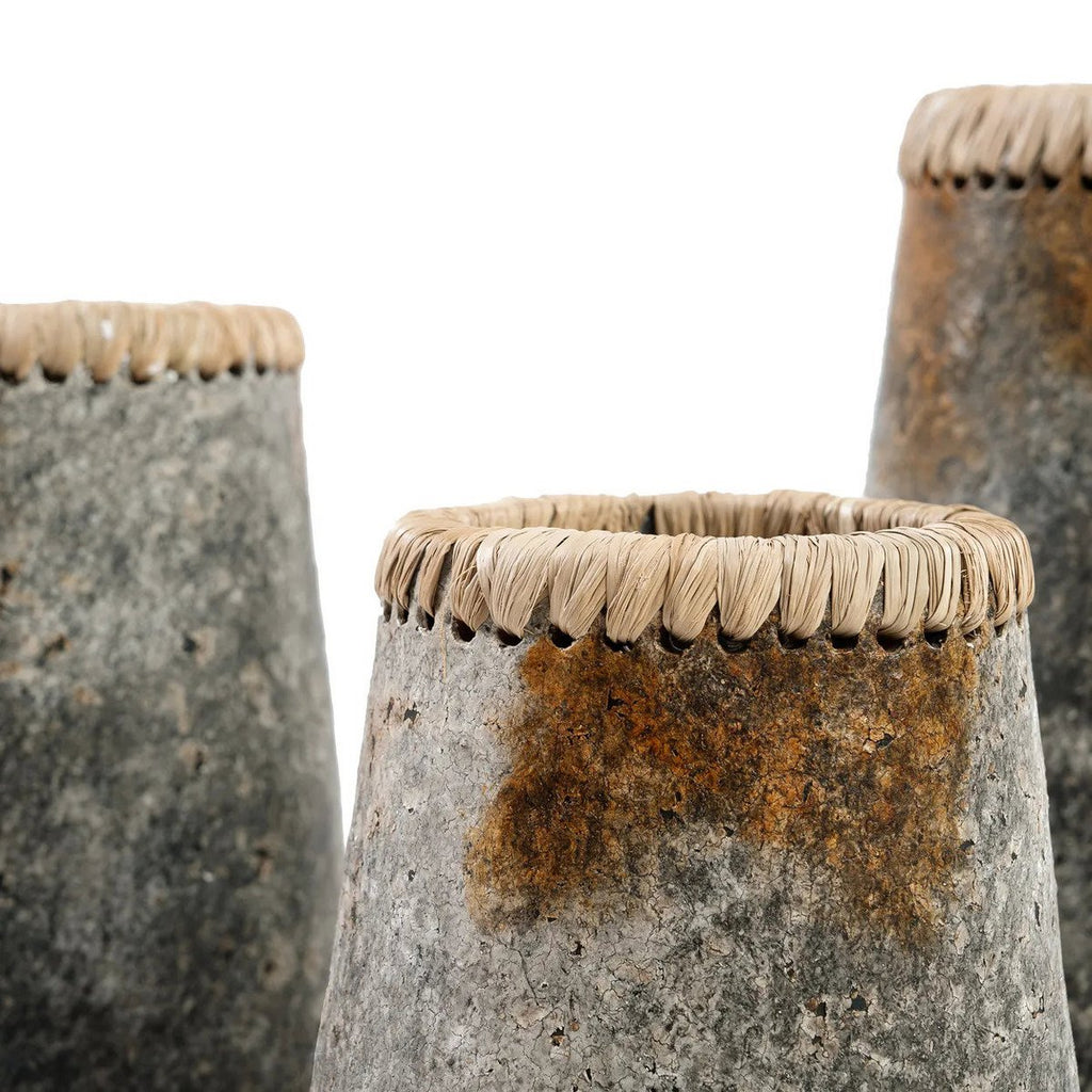 The Sneaky Vase - Antique Grey - S - LUXONAS HOME