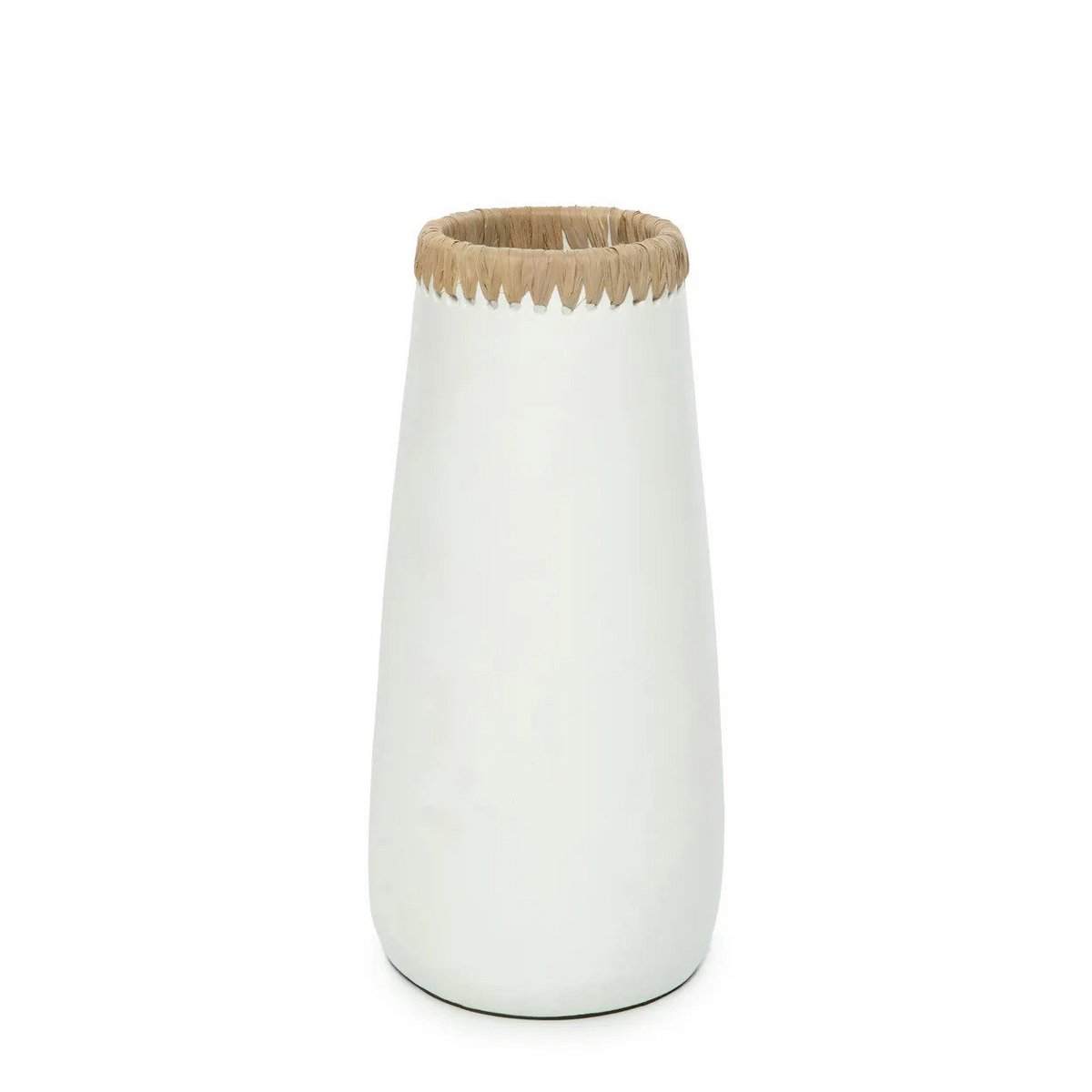 The Sneaky Vase - White Natural - L - LUXONAS HOME