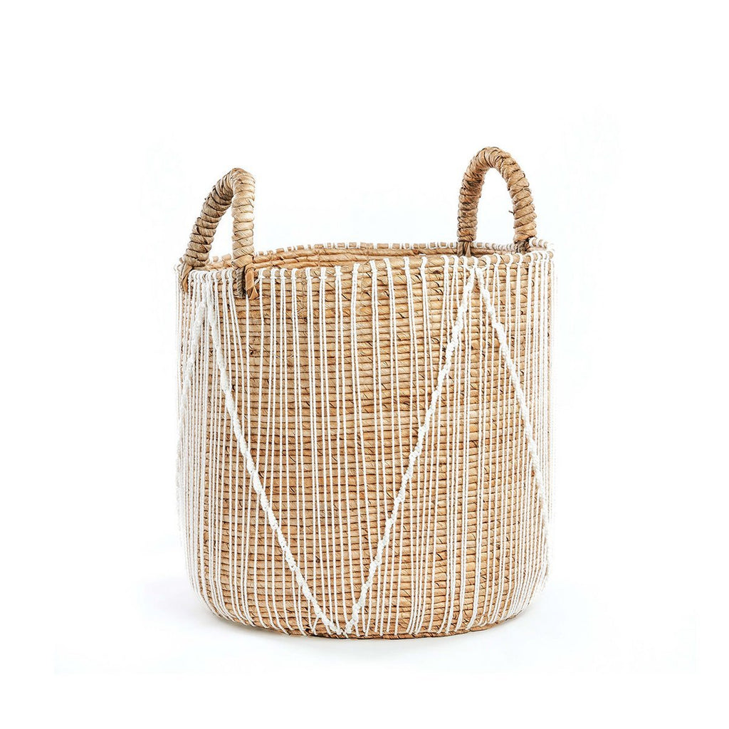 The Straight Stitched Macrame Basket - M - LUXONAS HOME