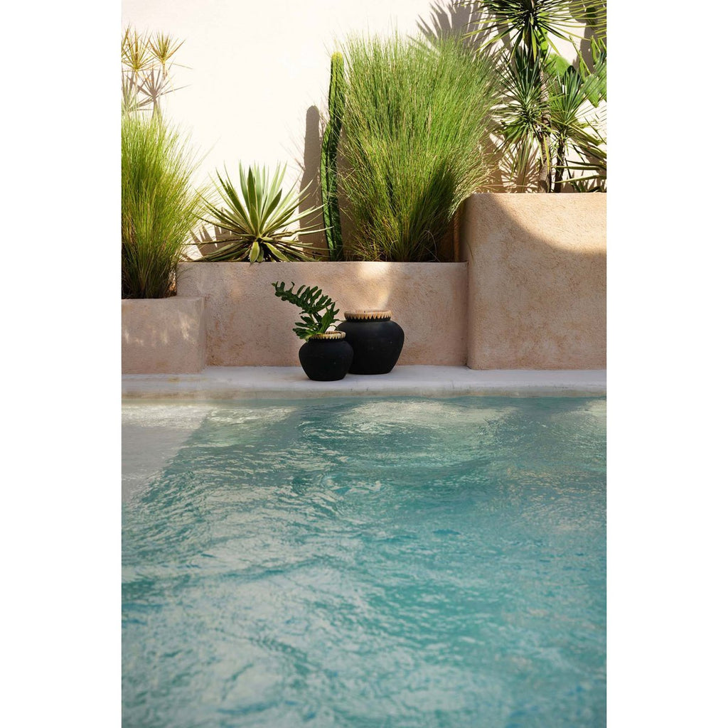 The Styly Vase - Black Natural - L - LUXONAS HOME