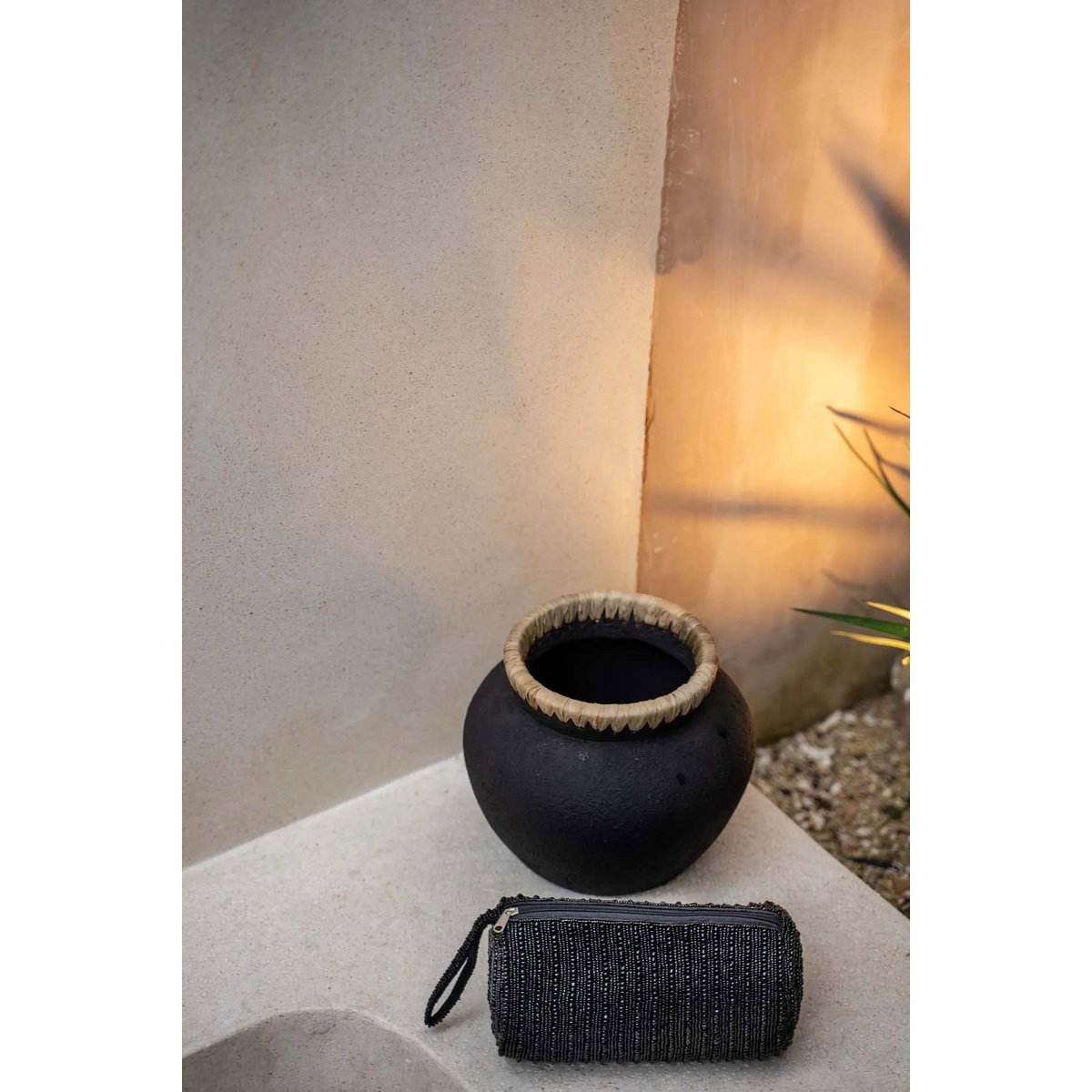 The Styly Vase - Black Natural - S - LUXONAS HOME