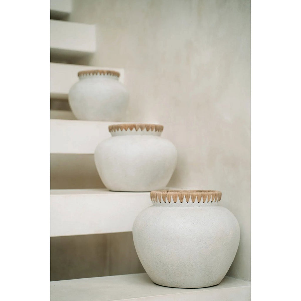 The Styly Vase - Concrete Natural - L - LUXONAS HOME