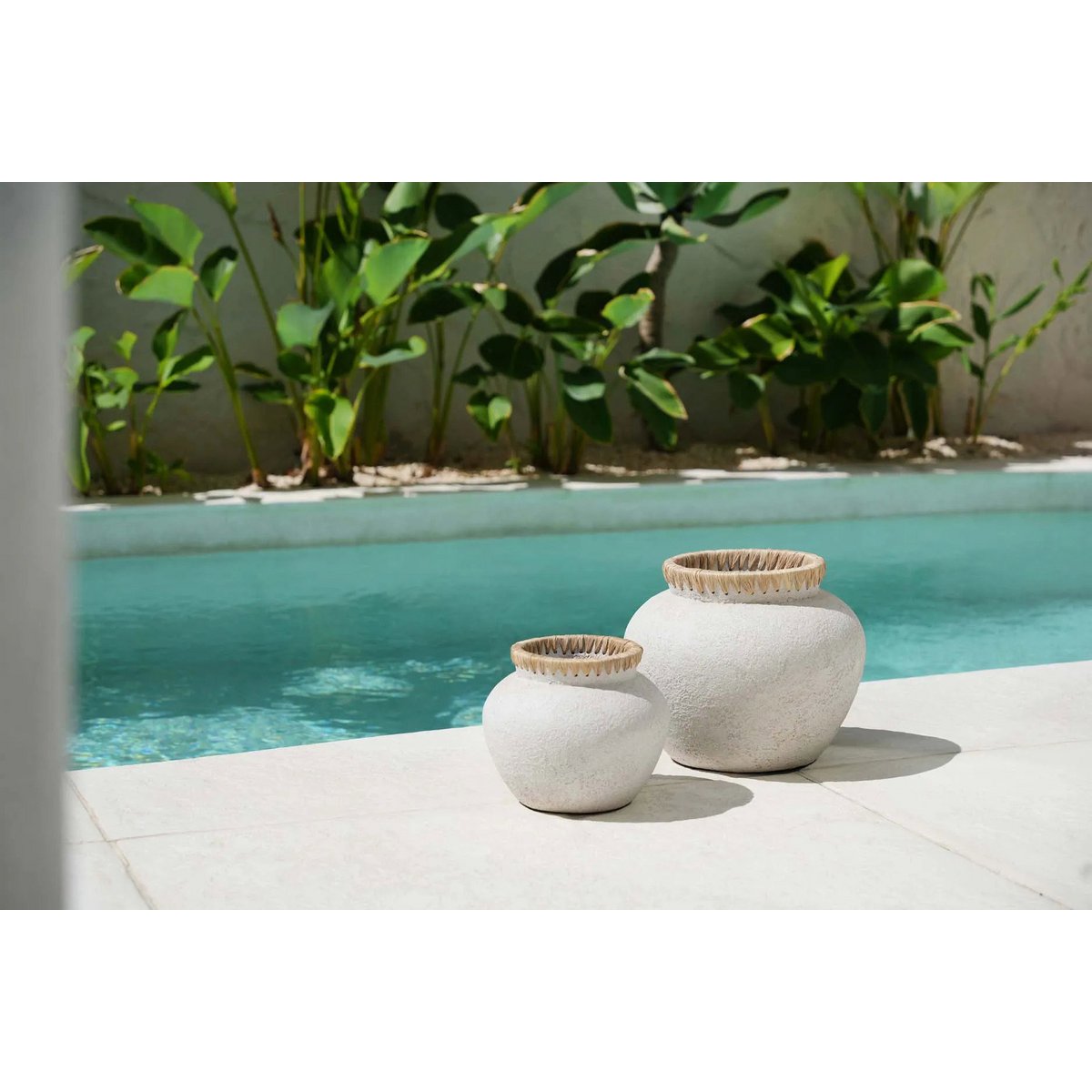 The Styly Vase - Concrete Natural - L - LUXONAS HOME