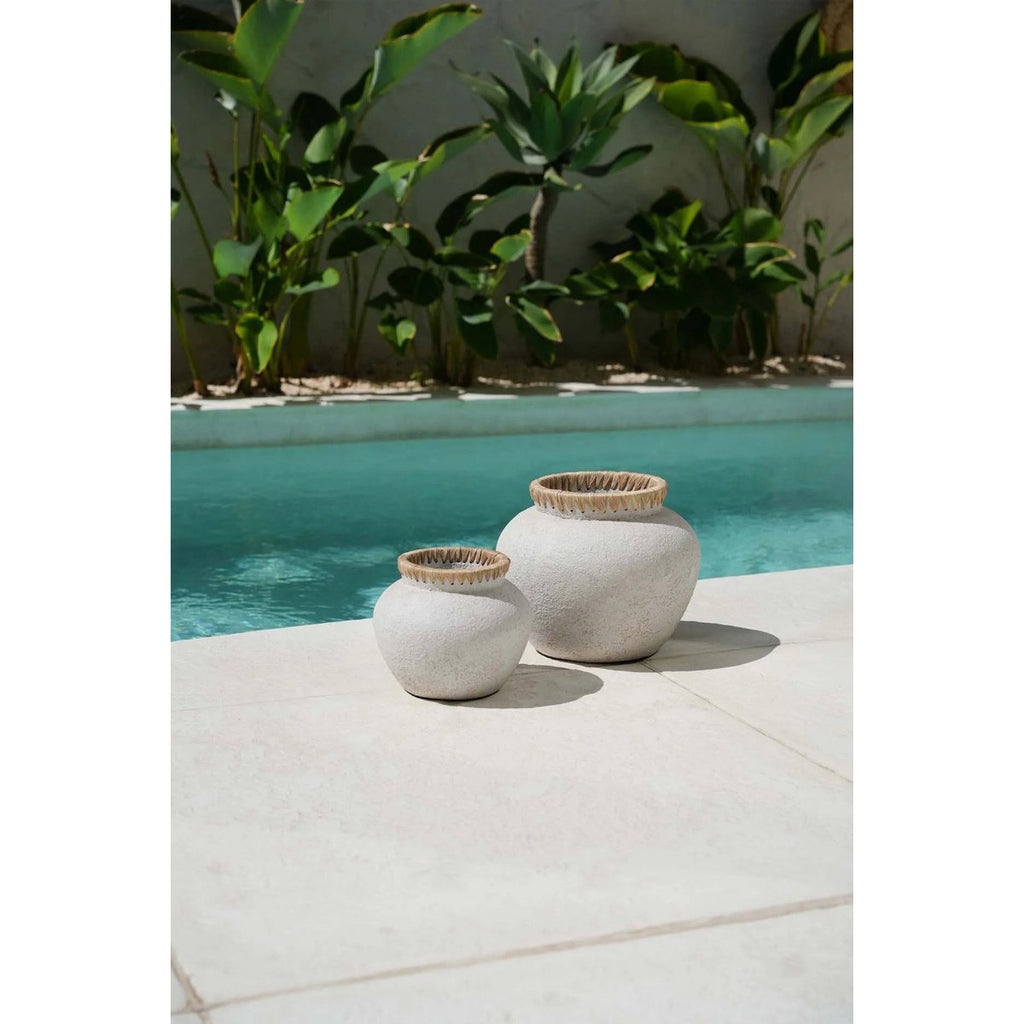 The Styly Vase - Concrete Natural - M - LUXONAS HOME