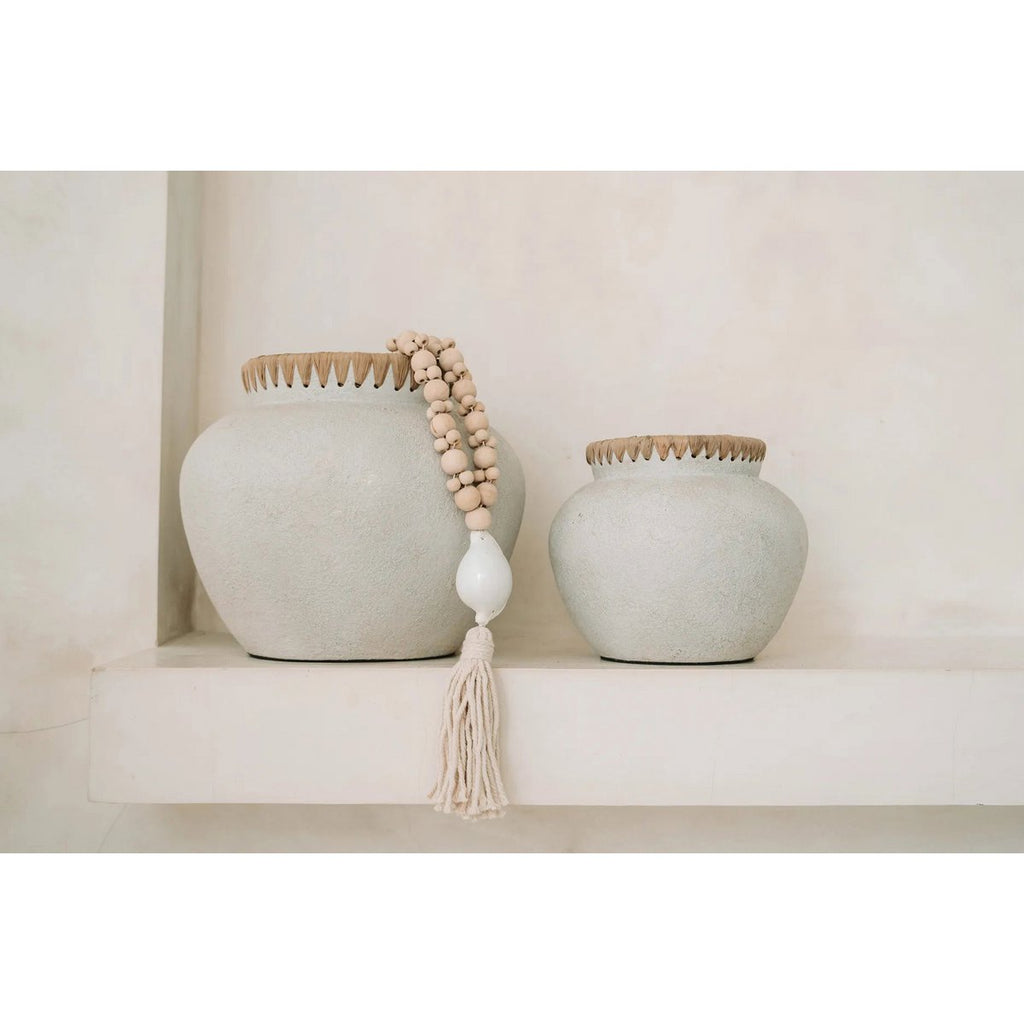 The Styly Vase - Concrete Natural - M - LUXONAS HOME