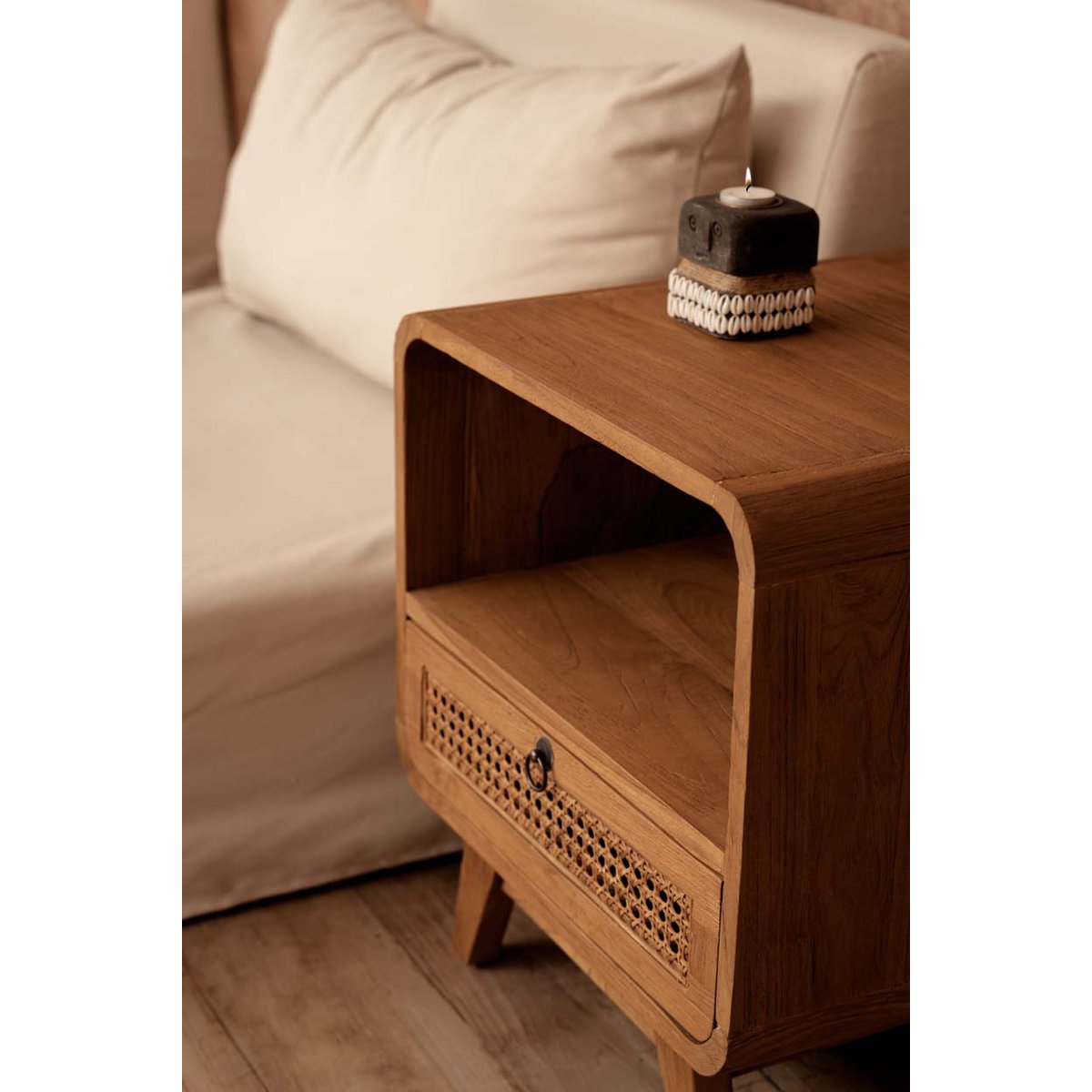 The Sumba Stone 31 Candle Holder - LUXONAS HOME