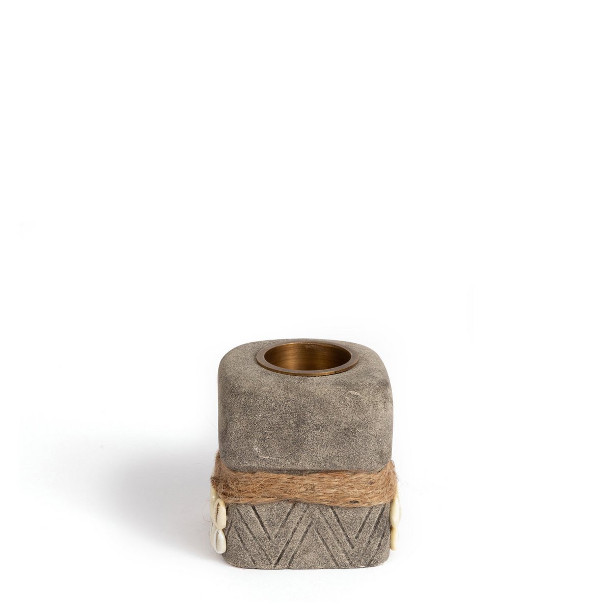The Sumba Stone 31 Candle Holder - LUXONAS HOME