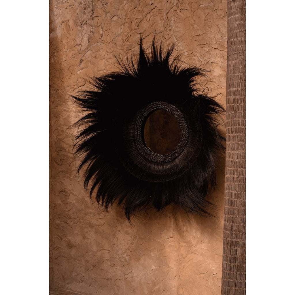 The Sunken Forest Mirror - Black - LUXONAS HOME