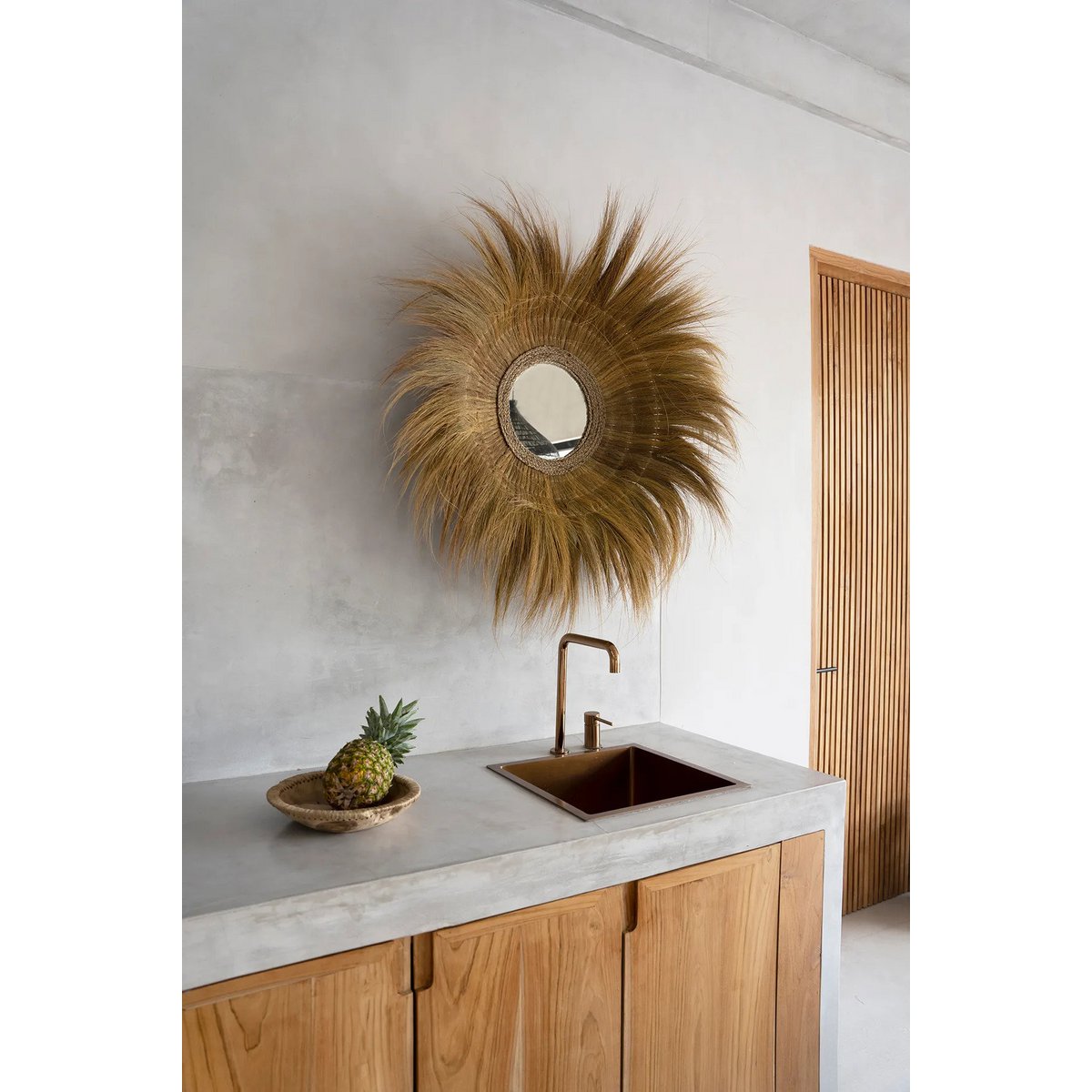 The Sunken Forest Mirror - Natural - LUXONAS HOME