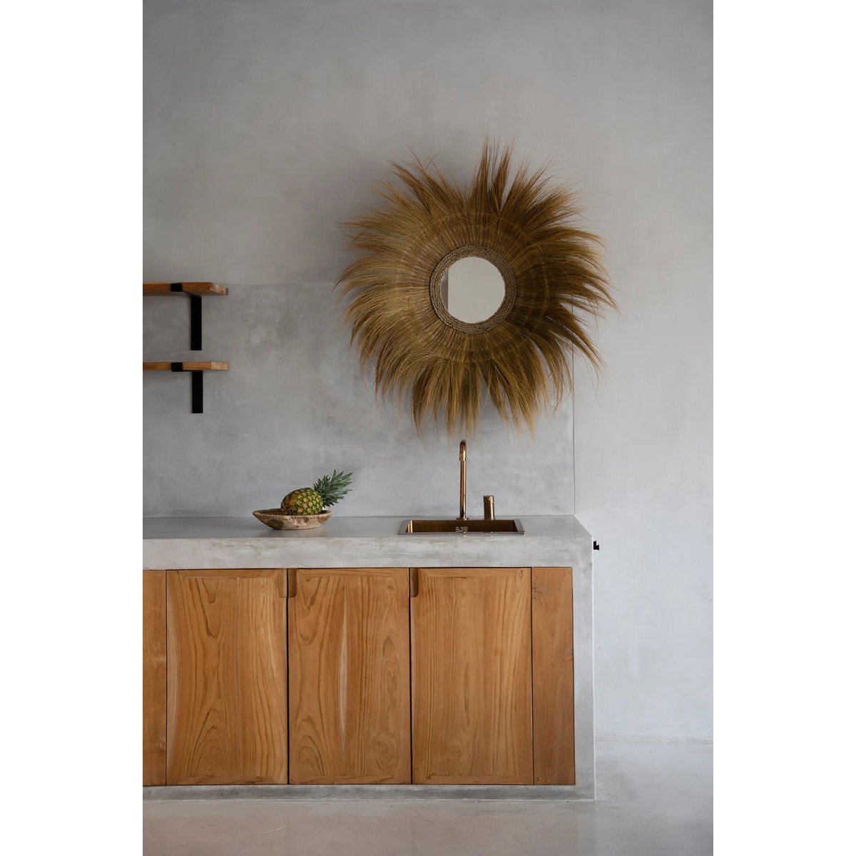 The Sunken Forest Mirror - Natural - LUXONAS HOME