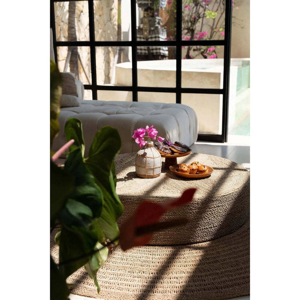 The Teak Root Cake Dish - L - LUXONAS HOME