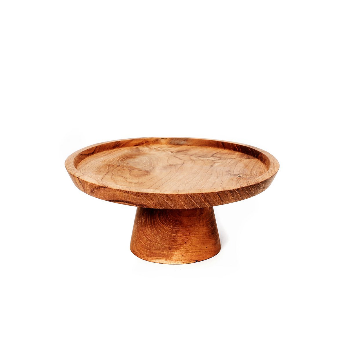The Teak Root Cake Dish - S - LUXONAS HOME