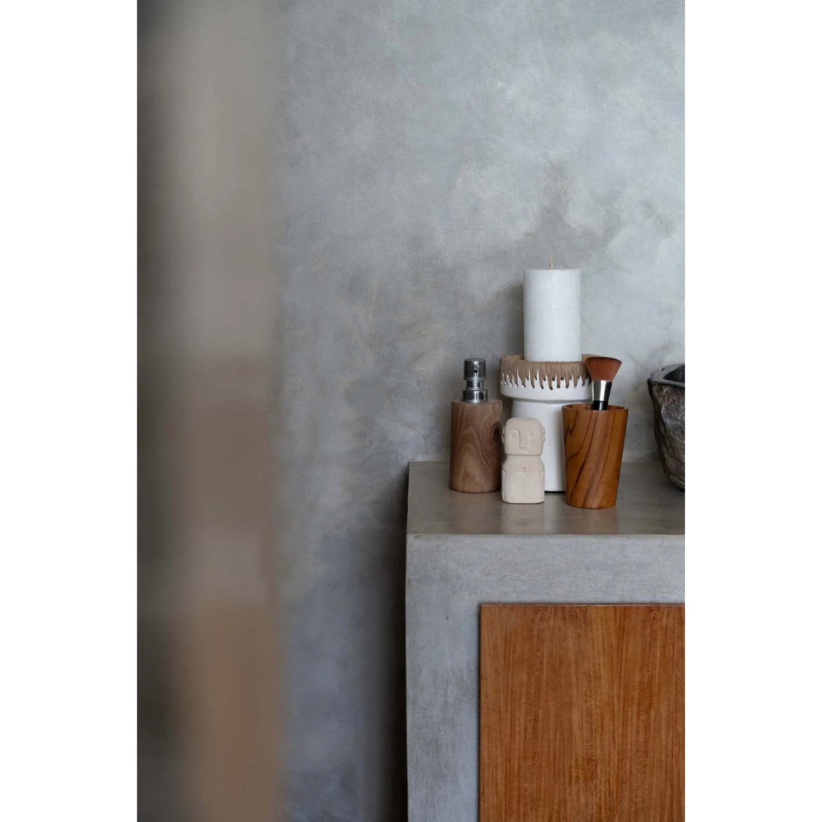 The Teak Root Cup - High - LUXONAS HOME