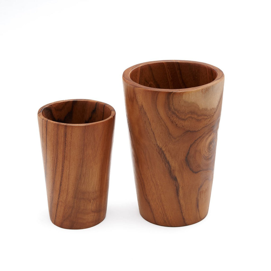 The Teak Root Cup - Low - LUXONAS HOME