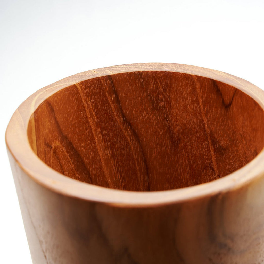 The Teak Root Cup - Low - LUXONAS HOME
