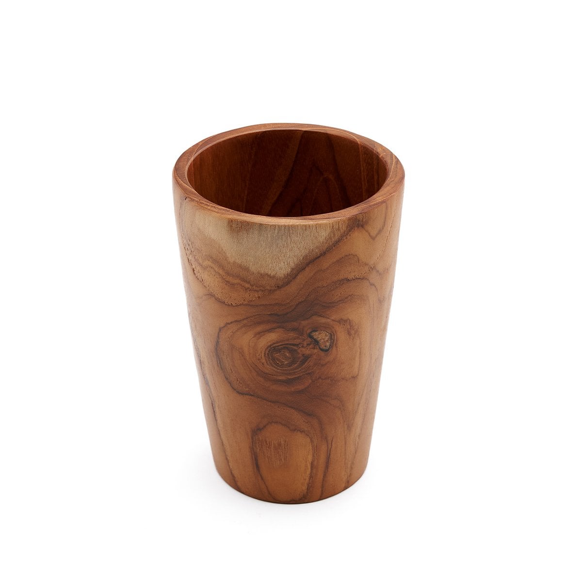 The Teak Root Cup - Low - LUXONAS HOME